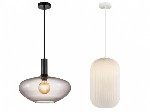 Szklane lampy wiszące