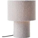 Brilliant Lampa Stołowa Teddy Metal Tekstyl Szary | 230mm - Nadaje Się Do 1x E27