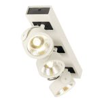SLV Kalu Triple Ściana i Lampa sufitowa Aluminium Valkoinen 47W 3400lm - 830 Ciepła Biel | Ściemnianie 