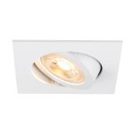 SLV New Tria 68 Spot Aluminium Valkoinen Plac | Aukko 68mm - Nadaje Się Do 1x GU10 