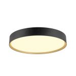 SLV Decona 42 Lampa sufitowa Aluminium Czarny Złoty Okrągła 23W 2680lm - 930-940 CCT | IP44 - Najlepsze Renderowanie Kolorów - Ściemnianie 