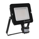 Ledvance LED Iluminacja Kompaktowy Czarny 50W 5000lm 100D - 840 Zimna Biel | IP65 - Symetryczny - Czujnik ruchu i światła