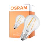Osram LED Superstar E27 Gruszka Włókno Przezroczysty 5.8W 806lm - 927 Bardzo Ciepła Biel | Najlepsze Renderowanie Kolorów - Ściemnianie - Zamienne 60W