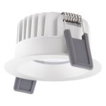 Ledvance LED Spot Fix Aluminium Valkoinen 8W 720lm 36D - 940 Zimna Biel | Aukko 68mm - IP44 - Najlepsze renderowanie kolorów - Ściemnianie