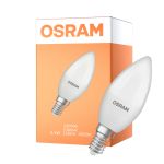 Osram Classic LED E14 Świeca Matowy 3.3W 250lm - 840 Zimna Biel | Zamienne 25W