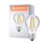 Ledvance Classic Superior LED Żarówka E27 Gruszka Włókno Przezroczysty 13.8W 1521lm - 927 Bardzo Ciepła Biel | Najlepsze renderowanie kolorów - Ściemnianie - Zamienne 100W
