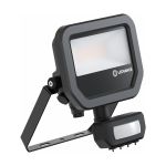 Ledvance LED Iluminacja Aluminium Czarny 8W 1200lm 100D - 840 Zimna Biel | IP65 - Czujnik Ruchu I Światła - Symetryczny