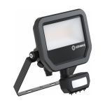Ledvance LED Iluminacja Aluminium Czarny 17W 2200lm 100D - 830 Ciepła Biel | IP65 - Czujnik Ruchu I Światła - Symetryczny