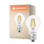 Ledvance Classic LED E27 Gruszka Włókno Przezroczysty 3.4W 470lm - 840 Zimna Biel| Zamienne 40W