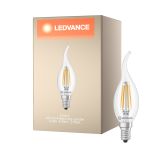 Ledvance Classic LED E14 Świeca Włókno Przezroczysty 3.4W 470lm - 827 Bardzo Ciepła Biel | Zamienne 40W
