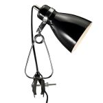 Nordlux Lampa Stołowa Cyclone Clamp Metal Czarny | Nadaje Się Do 1x E14