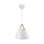 DFTP by Nordlux Lampa Wisząca Strap 36 Valkoinen - Metal | E27 Max 40W