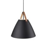 DFTP by Nordlux Lampa Wisząca Strap 48 Czarny - Metal | E27 Max 40W