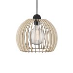 Nordlux Lampa wisząca Chino 30 E27 Brązowy - Drewno | Max. 60W