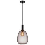 Nordlux Alton Lampa Wisząca Szkło Czarny | Nadaje Się Do E27