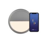 Nordlux Ava Smart Lampa sufitowa LED Szary 9.5W 600lm 159D – 827 - Bardzo Ciepła Biel | Ściemnianie - IP54
