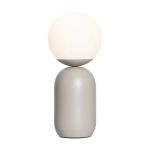 Nordlux Lampa Stołowa Notti Metal Szary | Nadaje Się Do 1x E14