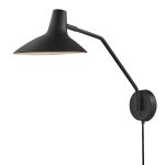 DFTP by Nordlux Darci Światło Ścienne Metal Czarny | Nadaje Się Do E14