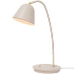 Nordlux Lampa Stołowa Fleur 15 Metal Beige | Nadaje Się Do 1x E14