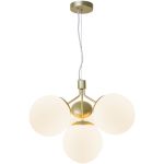 Nordlux Lampa wisząca Ivona 4x E27 Mosiądz - Metal | Max. 28W