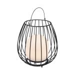 Nordlux Lampa Stołowa Jim To-Go Portable Akumulator Metal Czarny 3W 300lm - 827 Bardzo Ciepła Biel | 3-Stopniowy Ściemnianie 