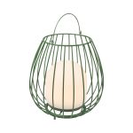 Nordlux Lampa Stołowa Jim To-Go Portable Akumulator Metal Zielony 3W 300lm - 827 Bardzo Ciepła Biel | 3-Stopniowy Ściemnianie 