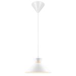 Nordlux Dial 25 Lampa Wisząca Metal Valkoinen | Nadaje Się Do E27