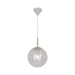 Nordlux Chisell 25 Lampa Wisząca Metal i Szkło Mosiądz | Nadaje Się Do E27