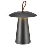 Nordlux Lampa Stołowa Ara Akumulator Aluminium Czarny 2W 240lm - 830 Ciepła Biel | Ściemnianie Touch