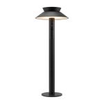 Nordlux Solar Lampa na postumencie Justina Metal Czarny 5W 400lm - 830 Ciepła Biel | Czujnik ruchu i Światła