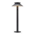 Nordlux Solar Lampa na postumencie Justina Metal Antracyt 5W 400lm - 830 Ciepła Biel | Czujnik ruchu i Światła