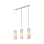 Nordlux Miella 3-Rail Lampa Wisząca Szkło Valkoinen | Nadaje Się Do 3x E27