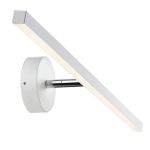 Nordlux Ip S13 60 Światło Ścienne Metal Valkoinen 7.2W 400lm - 830 Ciepła Biel