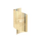 Emibig Światło Ścienne Spirala Stal Złoty | Nadaje Się Do 1x G9 - Max 8W
