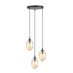 Emibig Lampa Wisząca Astral Stal Czarny | Nadaje Się Do 3x E14 - Max 10W