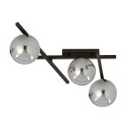 Emibig Lampa sufitowa Smart Stal Czarny | Nadaje Się Do 3x E14 - Max 10W