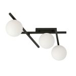 Emibig Lampa sufitowa Smart Stal Czarny | Nadaje Się Do 3x E14 - Max 10W