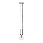 Emibig Lampa Wisząca Glam Stal Czarny | Nadaje Się Do 1x E14 - Max 10W