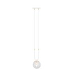Emibig Lampa Wisząca Glam Stal Valkoinen | Nadaje Się Do 1x E14 - Max 10W