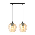 Emibig Lampa Wisząca Istar Stal Czarny | Nadaje Się Do 2x E27 - Max 10W
