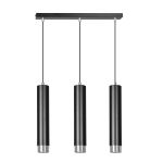Emibig Lampa Wisząca Kibo Stal Czarny | Nadaje Się Do 3x GU10 - Max 10W