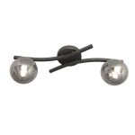 Emibig Lampa sufitowa Opus Stal Czarny | Nadaje Się Do 2x E14 - Max 10W