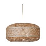 Good&Mojo Lampa Wisząca Langkawi Bambus Natural | Nadaje Się Do 1x E27 