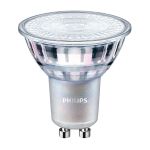 Philips MASTER Value LED Spot GU10 PAR16 3.7W 285lm 60D - 940 Zimna Biel | Najlepsze renderowanie kolorów - Ściemnianie - Zamienne 35W