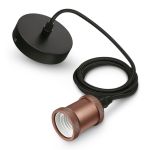 Philips Cord Vintage E27 Rose Z?oty
