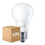Opakowanie 10x Philips Corepro LED Żarówka E27 Gruszka Matowy 8W 806lm - 830 Ciepła Biel | Zamienne 60W