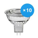 Opakowanie 10x Noxion LED Spot GU5.3 MR16 7.5W 621lm 36D - 830 Ciepła Biel | Ściemnianie - Zamienne 50W
