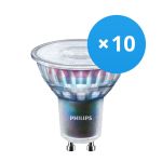 Opakowanie 10x Philips MASTER LED Spot ExpertColor GU10 PAR16 3.9W 280lm 36D - 930 Ciepła Biel | Najlepsze renderowanie kolorów - Ściemnianie - Zamienne 35W