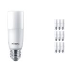 Opakowanie 10x Philips Corepro LED E27 Tubular Stick Matowy 9.5W 1050lm - 840 Zimna Biel | Zamienne 75W