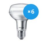Opakowanie 6x Philips Corepro LED Spot E27 R80 8W 670lm 36D - 827 Bardzo Ciepła Biel | Zamienne 100W